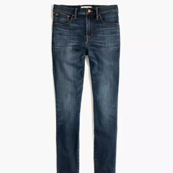 Madewell Taller 10" High-Rise Skinny Jeans in Danny Wash: TENCEL™ Denim Edition - Picture 2 of 5